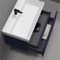 Blue Bathroom Vanity, Floating, Modern, 32